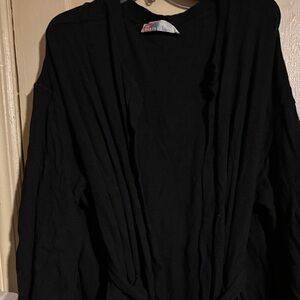 Free people 3 peice wide leg pant set with long sleeve T-shirt & matching kimono